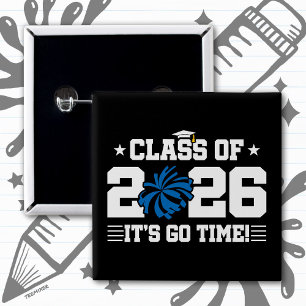 Klasse 2026 Blue Cheer Abschluss Es ist losgeht Button