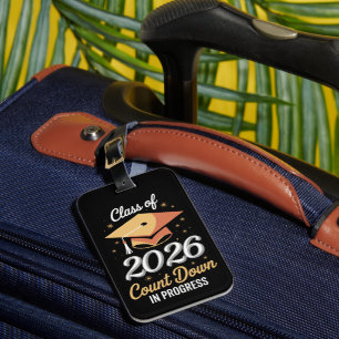 Klasse 2026 Countdown im Gange Personalisiert  Gepäckanhänger