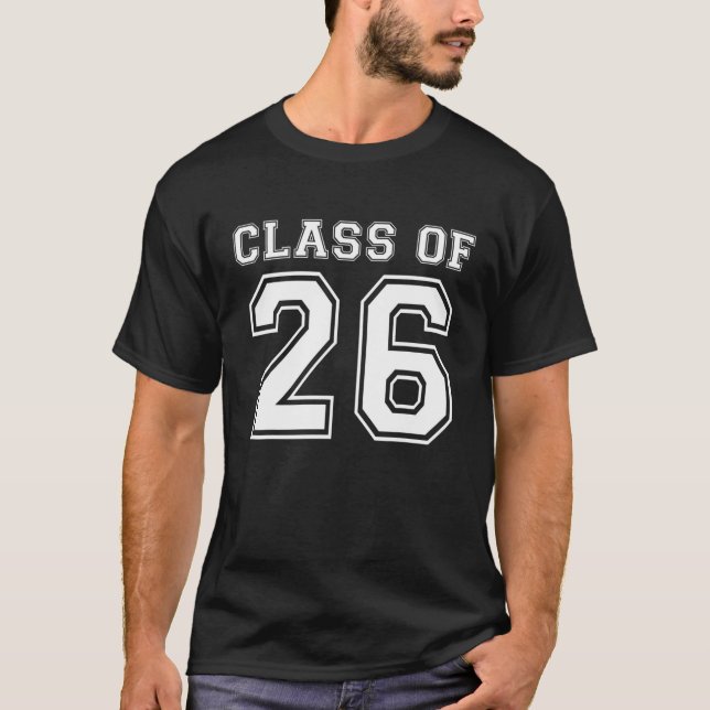 Klasse 2026 Freshman High School Senior Graduati T-Shirt (Vorderseite)