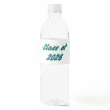 Klasse 2026 grüne Typografie-Abschlussfeier