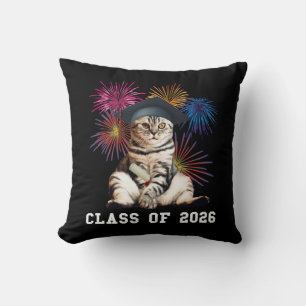 Klasse 2026 Katzenliebhaber Kissen