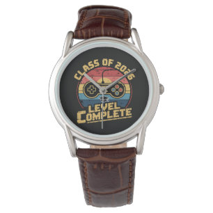 Klasse 2026 Level abgeschlossen Armbanduhr