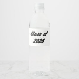 Klasse 2026 schwarze Typografie Abschluss