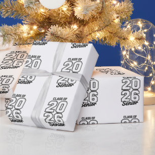 Klasse 2026 Senior 26 Abschluss Absolvent Geschenkpapier