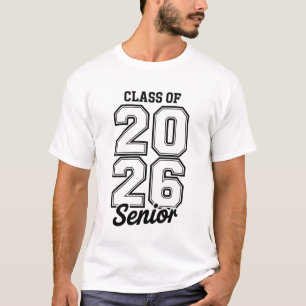 Klasse 2026 Senior 26 Abschluss Absolvent T-Shirt