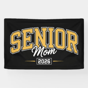 Klasse 2026 Senior-Mutter Gold Gelb Abschlussfeier Banner