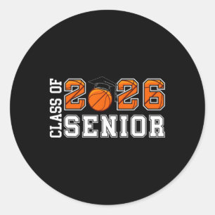 Klasse 2026 Senior Sketll Spieler Sketll Senior Runder Aufkleber