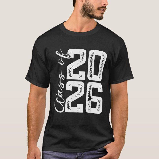 Klasse 2026 Shirt Senior 2026 Abschluss (Vorderseite)
