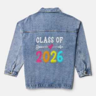 Klasse 2026 Vorjahr 2026 wächst mit mir Grad Jeansjacke