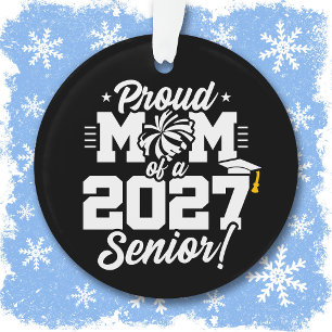 Klasse 2027 Abiturienten Abschluss Cheer Stolz Mam Ornament