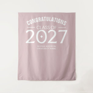 Klasse 2027 Herzlichen Glückwunsch Fette Abschluss Wandteppich