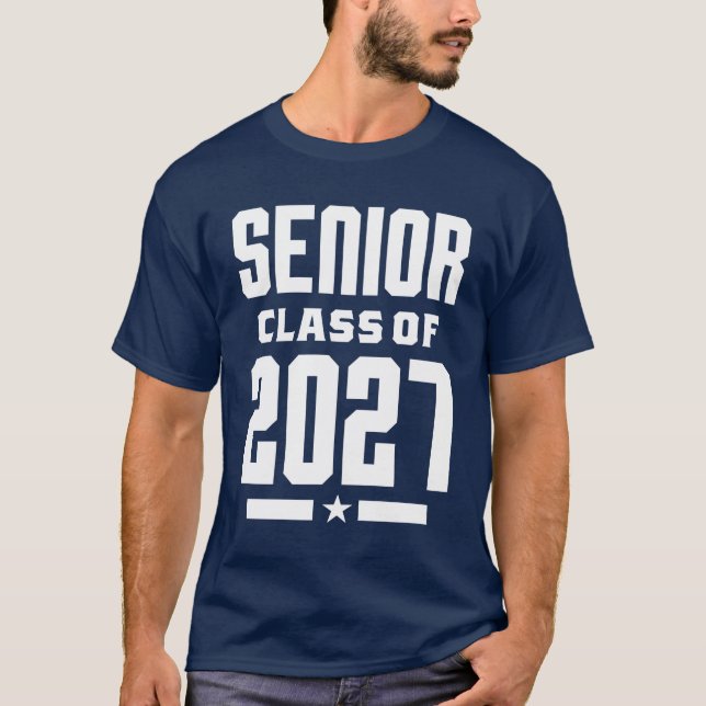 Klasse 2027 - Hochschule für Abschluss T-Shirt (Vorderseite)