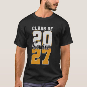 Klasse 2027 Senior 27 Absolvent Abschluss Absolven T-Shirt