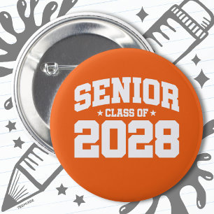 Klasse 2028 Abschluss in der Hochschule Senior 202 Button
