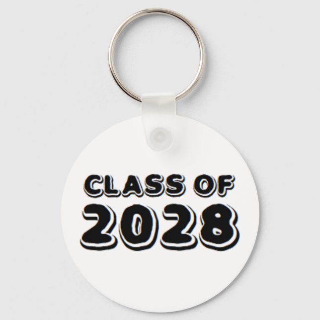 Klasse 2028 schlüsselanhänger (Vorderseite)