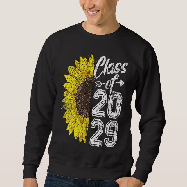 Klasse 2029 Abitur Sunflo Sweatshirt (Vorderseite)