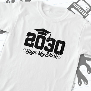 Klasse 2030 Abschluss Unterschreiben Mein Shirt Se