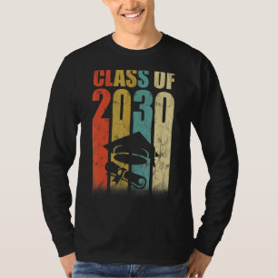 Klasse 2030 Retro-Kleidung für den Schulabschluss T-Shirt