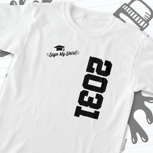 Klasse 2031 Abschluss Unterschreiben Mein Shirt Se