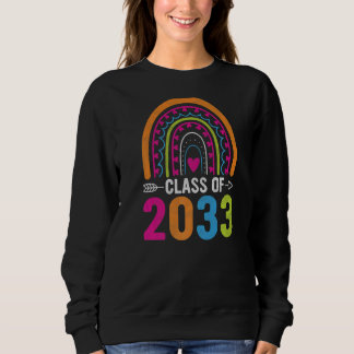 Klasse 2033 Rainbow Girls Boys Teacher Graduatio Sweatshirt