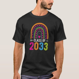 Klasse 2033 Rainbow Girls Boys Teacher Graduatio T-Shirt