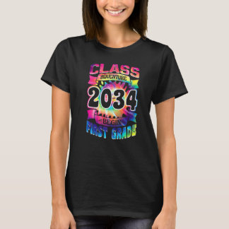 Klasse 2034 Abenteuer Beginnt Lehrer Kinder 1. Kla T-Shirt