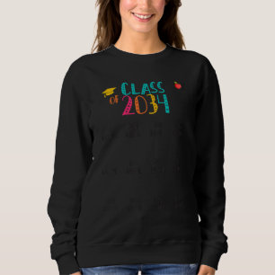 Klasse 2034 wächst mit Handdrucken K 12 Grad Sweatshirt