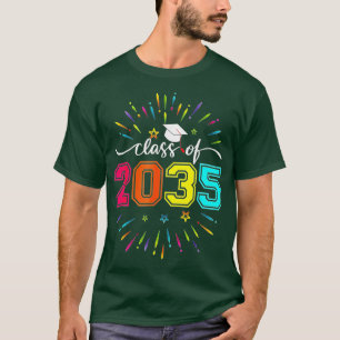 Klasse 2035 Kindergarten vor K wachsen mit mir Gra T-Shirt