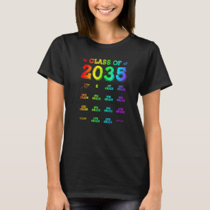 Klasse 2035 Kindergarten Wachse Mit Mir Schüler Sc T-Shirt