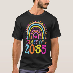 Klasse 2035 Rainbow Pre-K Kindergarten Graduation T-Shirt
