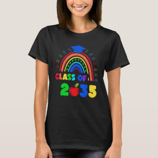 Klasse 2035 Vor-K-Rainbow-Graduate-Vorschulgra T-Shirt