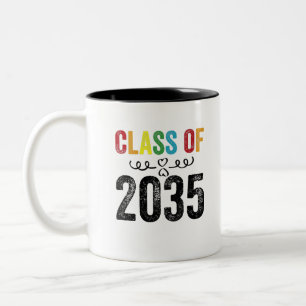 Klasse 2035 zweifarbige tasse