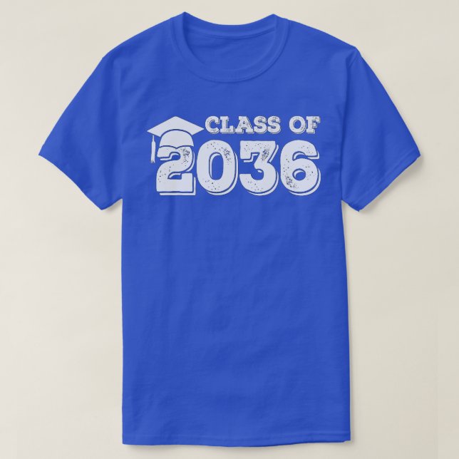 Klasse 2036 Hoher Abschluss 2036 T-Shirt (Design vorne)