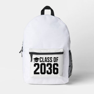 Klasse 2036 Wachse Mit Mir Zurück Zur Schule Bedruckter Rucksack