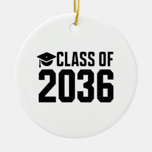Klasse 2036 Wachse mit mir Zurück zur Schule Keramik Ornament