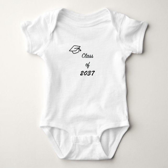 Klasse 2037 mit Graduierungshöchstgrenze Baby Strampler (Vorderseite)