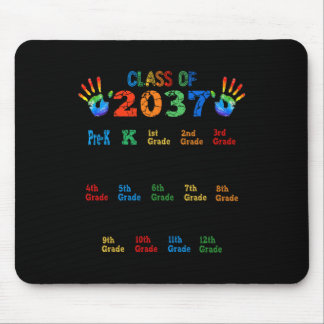 Klasse 2037 wächst mit Farbhandprint vor K 1 Mousepad