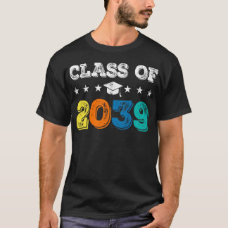 Klasse 2039 Wachse mit mir am ersten Schultag T-Shirt