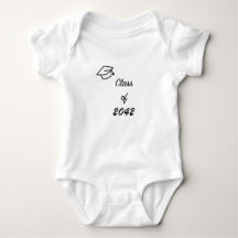 Klasse 2042 mit Graduation Cap Baby Bodysuit