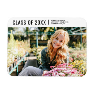 Klasse 20XX Moderner Abschluss für Minimalistische Magnet