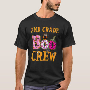 Klasse 2 Boo Crew Halloween Lehrer der zweiten Kla T-Shirt