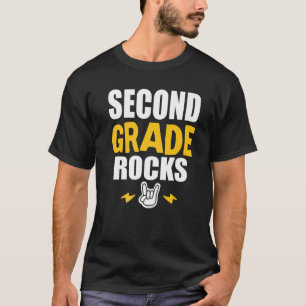 Klasse 2 rockt Zurück zur Schule Musiklehrer Stud T-Shirt