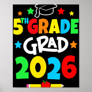Klasse 5 2026 Absolvent Grundschule Poster