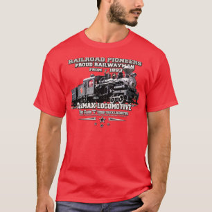 Klasse Climax Lokomotive geared Dampflokomotive T-Shirt