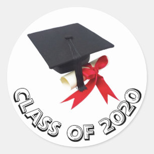 Klasse der 2020-Nocken und Diplomaten-Sticker von Runder Aufkleber
