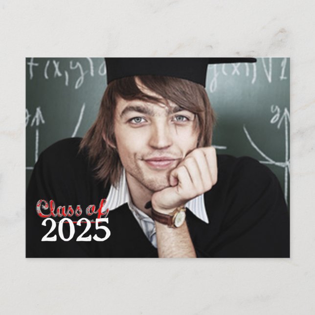 Klasse der 2024 Einstufungen Einladungspostkarte (Vorderseite)
