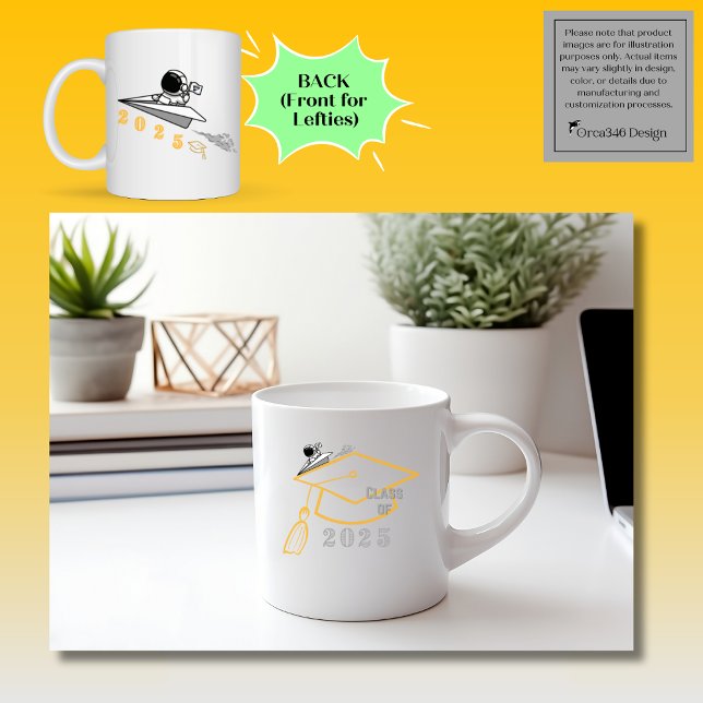 Klasse der 2025 Abschluss Tasse: Erreichbarkeit fü Kaffeetasse (Von Creator hochgeladen)