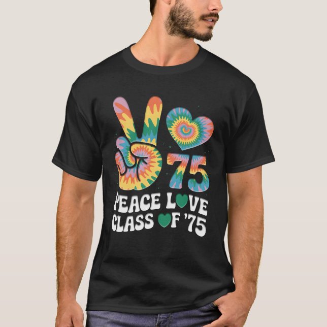 Klasse der 50. Klasse Wiedersehen Gefärbte Krawatt T-Shirt (Vorderseite)