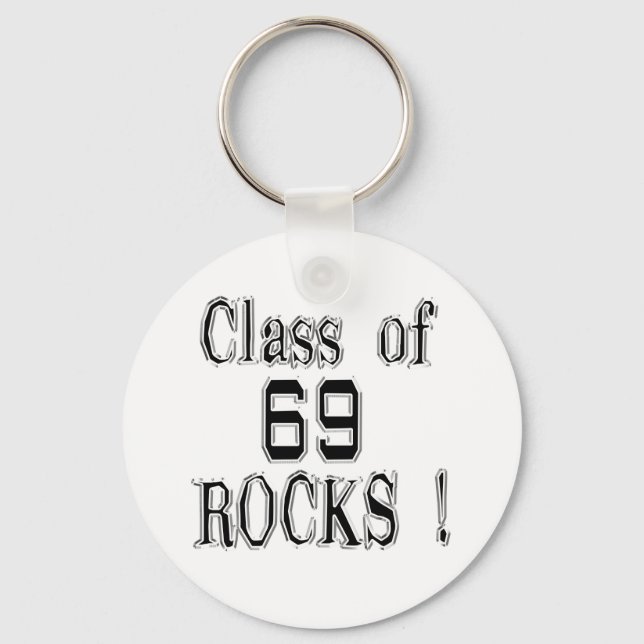 Klasse der '69 Rocks! Schlüsselanhänger (Vorderseite)