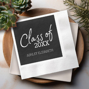 Klasse der ADD-JAHR-Graduationspartei Serviette